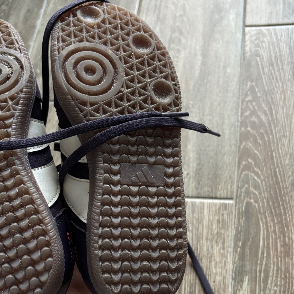 Adidas Navy and White Kids Sneakers, 1.5 - Picture 4 of 4